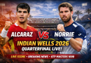 Alcaraz vs Norrie Live: Indian Wells 2026 Quarterfinal Clash Intensifies