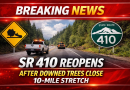 Washington State Route 410 Reopens After Downed Trees Close 10-Mile Stretch