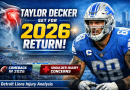 Detroit Lions Injury Analysis: Taylor Decker Set for 2026 Return