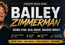 Bailey Zimmerman Dominates Country Charts with Growing Popularity