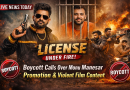 Masoom Sharma’s ‘License’ Film Faces Boycott Calls After Controversy Over Promotion and Gun Culture Allegations
