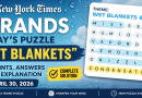 NYT Strands April 30, 2026: Wet Blankets Theme Answers Revealed
