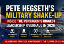 US Military in Turmoil? Pete Hegseth Fires Top Generals Amid Iran War