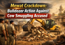 Bulldozer Action in Mewat: New SP Issues Strict Orders Against Cow Slaughter and Smuggling Accused