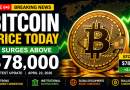 Bitcoin Price Today Surges Above $78,000 — Latest Crypto Market News April 2026