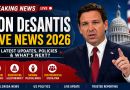 Florida Governor Ron DeSantis Latest News: Policy Changes and Political Impact 2026