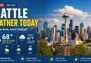 Seattle Weather Today: Sunshine Returns Before Rain Moves In Across the City