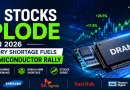DRAM Stocks Explode in 2026 as AI Memory Shortage Fuels Massive Semiconductor Rally